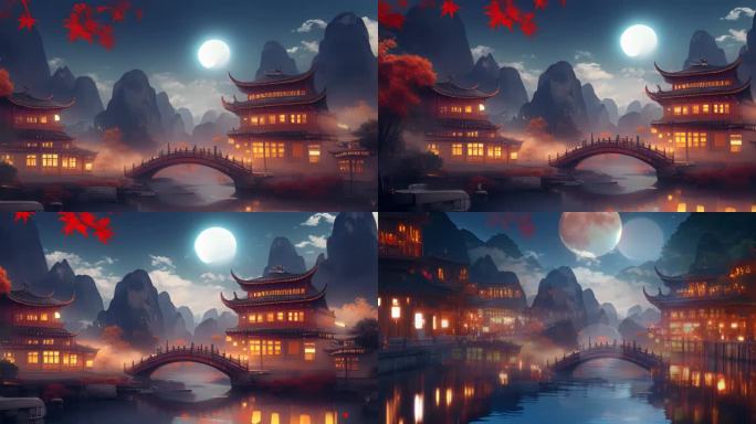水调歌头-舞台背景