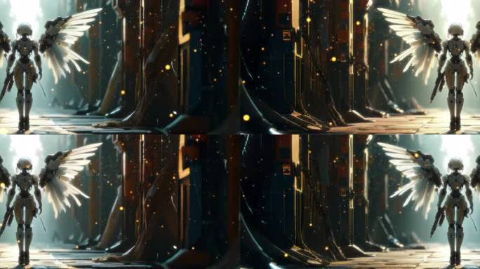 8K虚空漫步机械天使的寂静守望