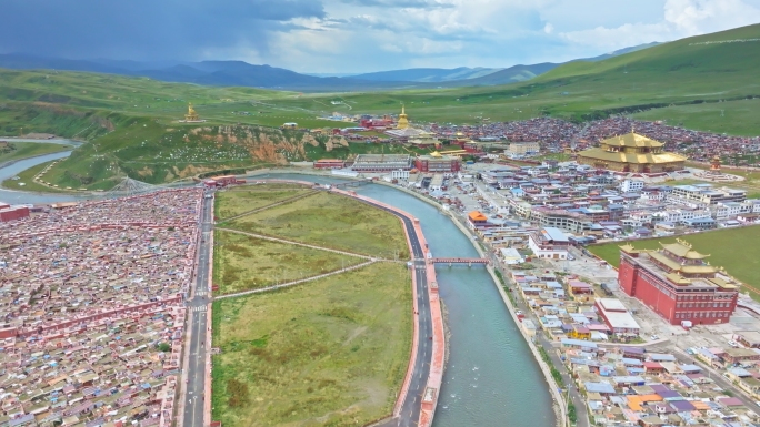 亚青寺 航拍合集