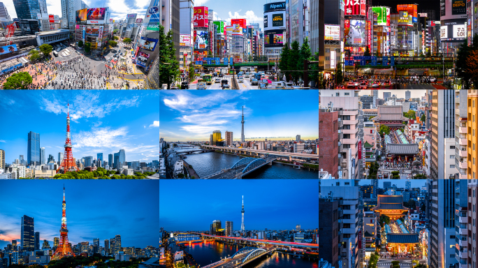 4K60P日本东京城市地标宣传片