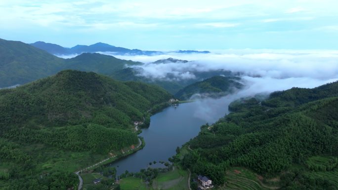 4K宜春明月山航拍