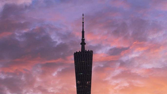 4K电影级 广州地标延时 日转夜