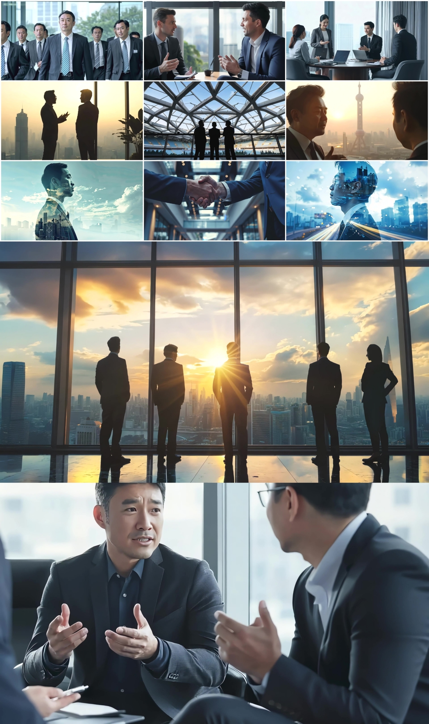 商务洽谈商务合作商务谈判商务会议商务人士