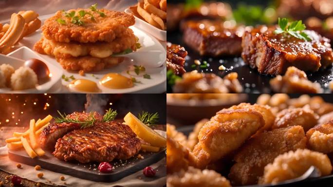 烤肉 美食 油炸