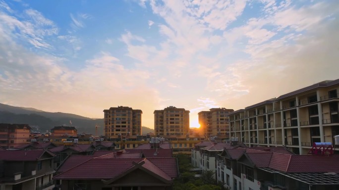 云南临沧沧源 葫芦湖 昼夜交替 延时