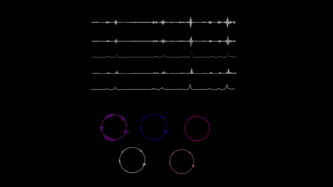 5款可更换音频更换形状音波波形无需插件