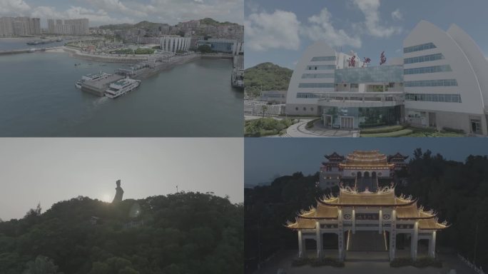 莆田湄洲岛蓝天码头妈祖庙游轮