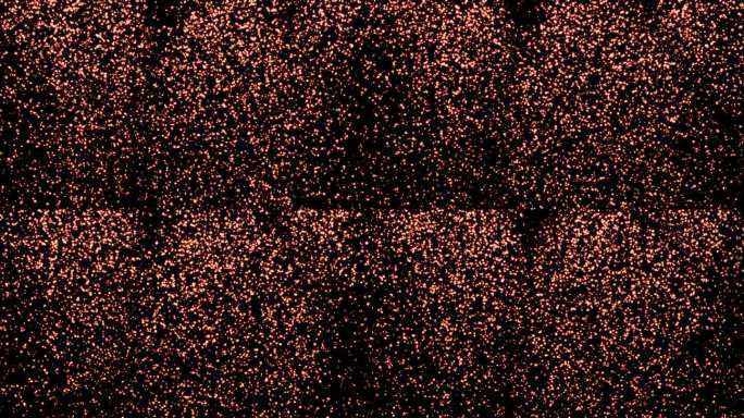发光的炽热的星星与光线在黑色背景下降无缝循环3d渲染。闪闪发光的红星颗粒背景元素的颁奖典礼，贺卡或庆