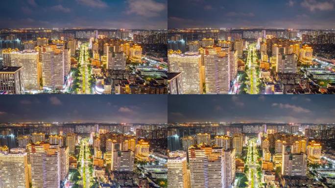 泉州洛江区主城区夜景延时