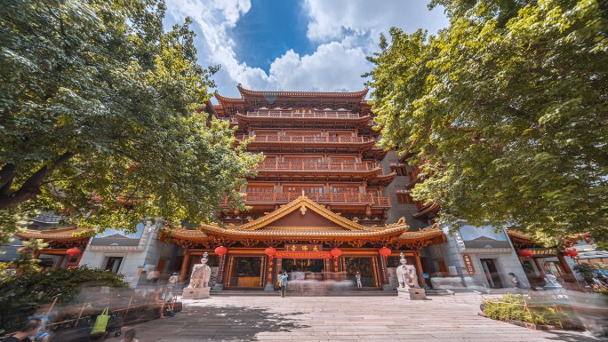 广州大佛寺日景大范围