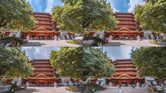 广州大佛寺日景大范围