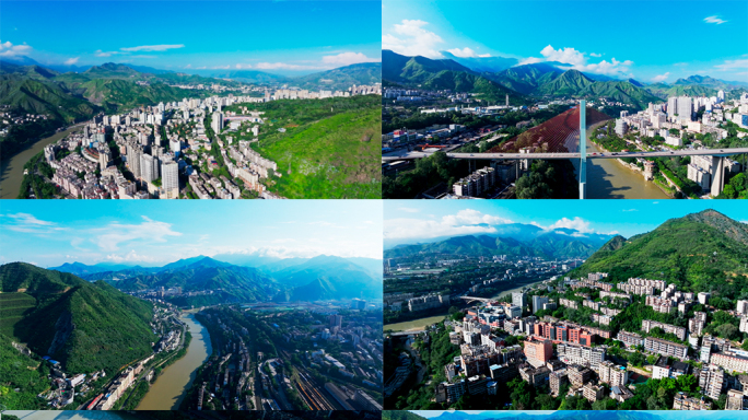 四川攀枝花航拍全景