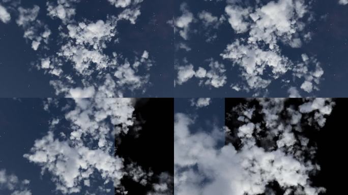 云层穿梭 C4D工程和输出视频