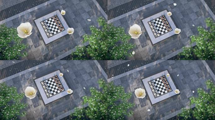 万用下棋空镜意境飘花