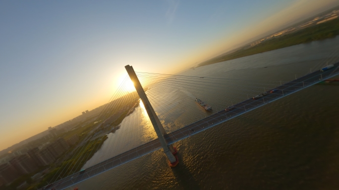 【4K】安庆长江大桥 穿越机航拍