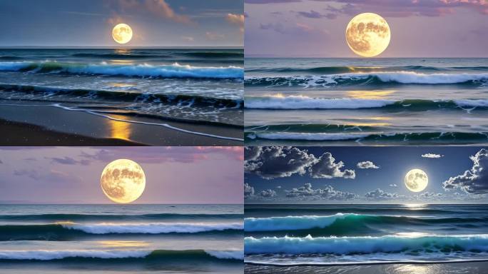 海上生明月 海上月亮