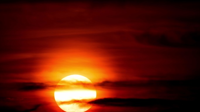 日出太阳升起
