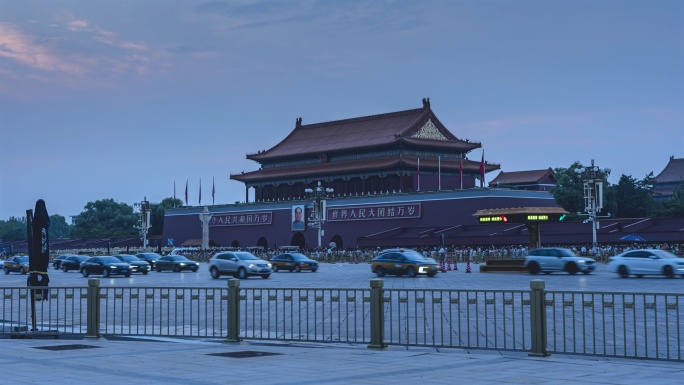 北京地标天安门大气恢宏