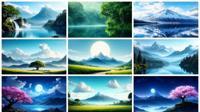 人间仙境绿野仙踪蓬莱仙境意境