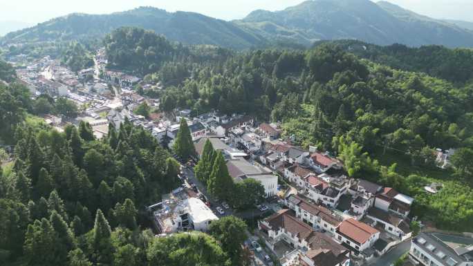 安徽九华山风景区航拍