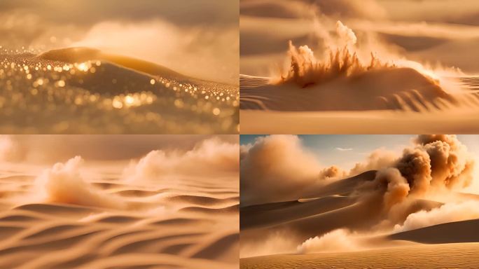 沙尘暴 沙漠 龙卷风 沙子