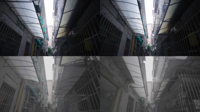 楼间距狭窄过道