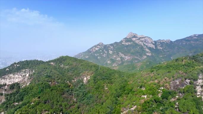 山东 泰安 泰山 航拍 延时