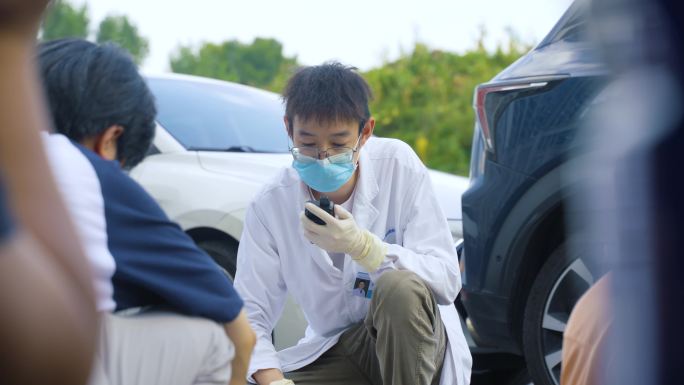 医院急救急诊抢救 120急救车急救过程