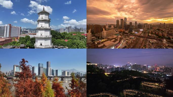 2024福州地标航拍 高质量素材 80组