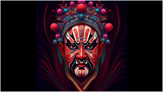国粹京剧脸谱 戏曲脸谱 中国京剧脸谱