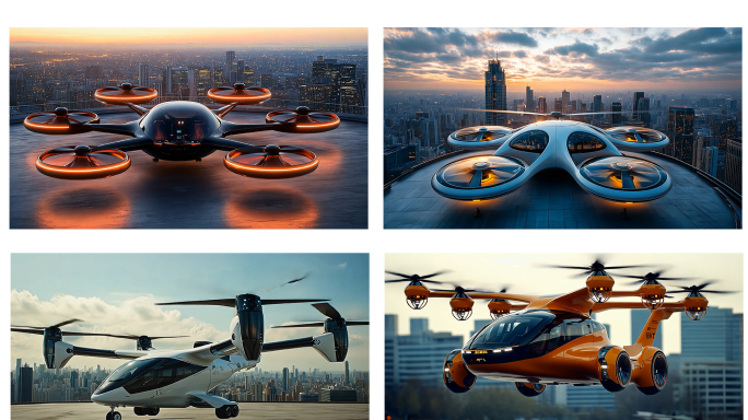 低空产业低空经济载人飞行器