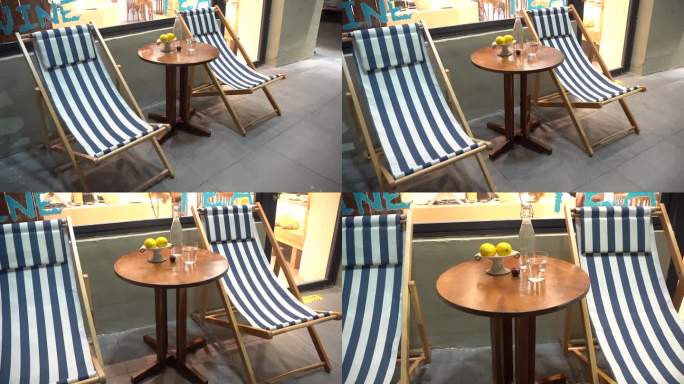 打卡咖啡店咖啡馆空镜C0108