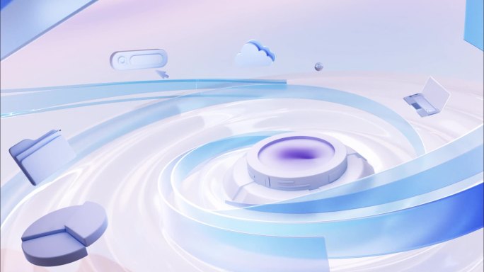 C4D微软唯美场景
