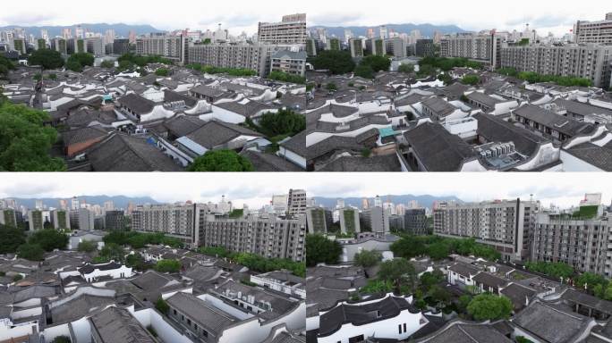 航拍福州三坊七巷古厝古民居福州文旅宣传