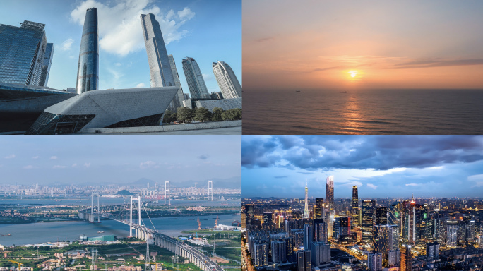 2025年广州航拍 大海 日出 延时摄影