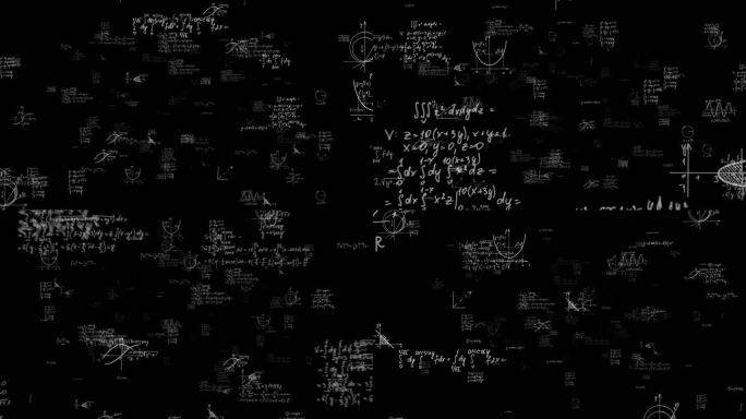 数学公式，方程式，符号，透明通道