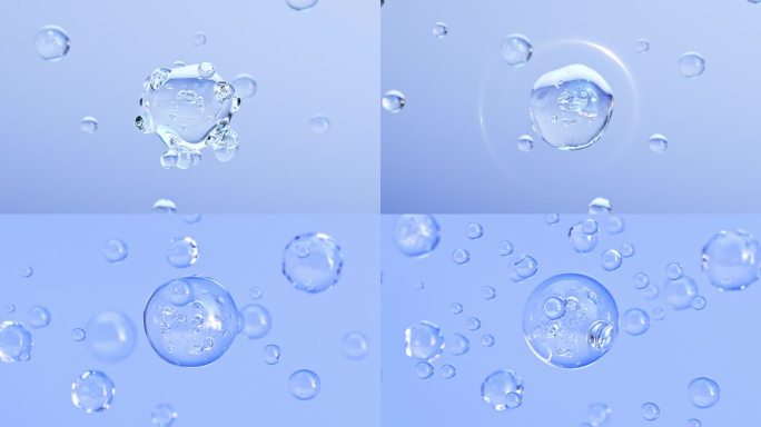 水分子汇聚