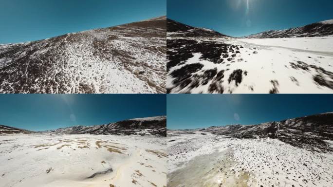 川西红海子雪地fpv 穿越机