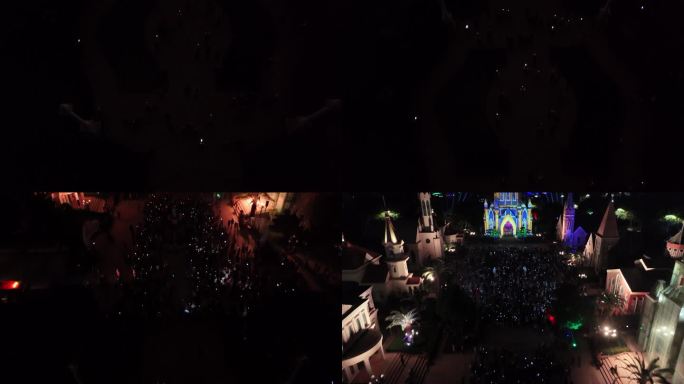 海南海花岛婚礼庄园灯光秀