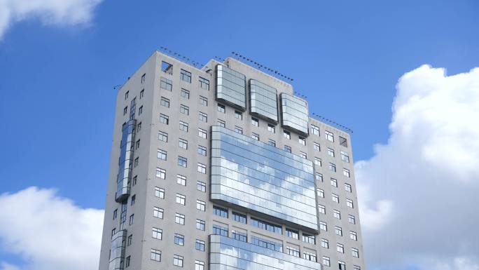 昆山市政府大楼延时