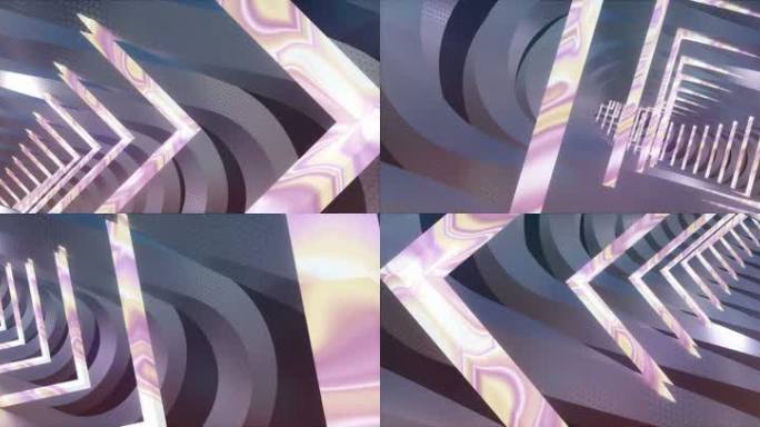 三维隧道VJ音乐节演唱会大屏素材