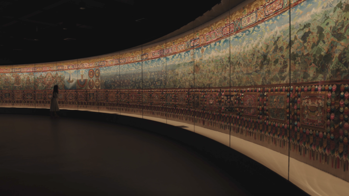 藏医药文化博物馆300米唐卡