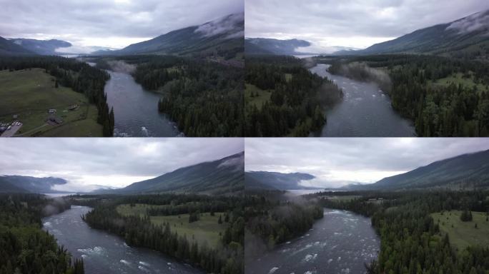 新疆阿勒泰航拍