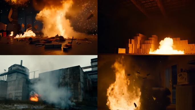 仓库爆炸工厂爆炸