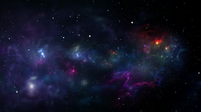 8K宽屏唯美宇宙星云背景-无缝循环