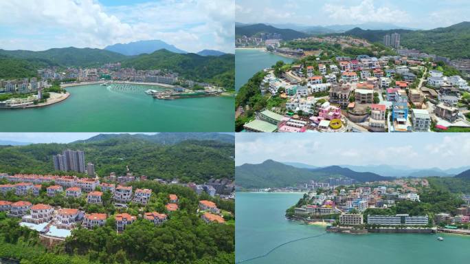 深圳大鹏南澳全景航拍合集