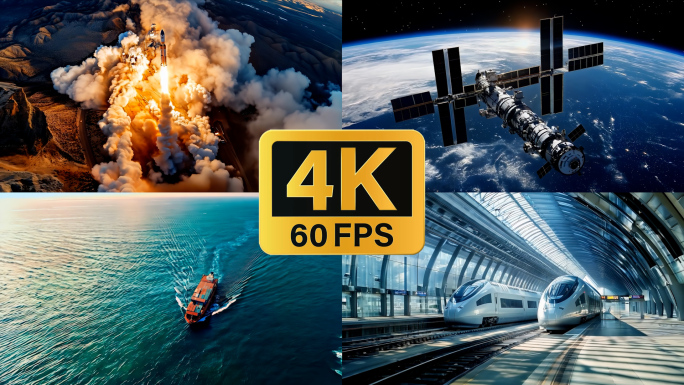 4K60国家现代化发展国家风景宣传片