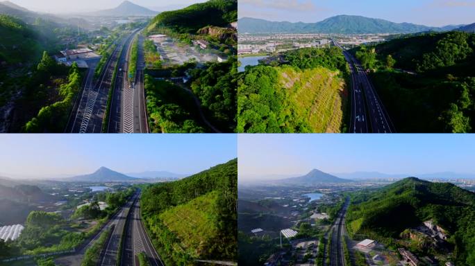 道路公路车流高速路服务区南靖漳州福建