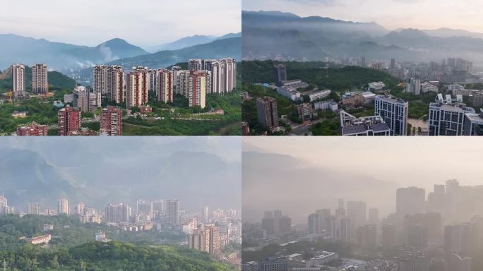 四川省攀枝花市航拍素材