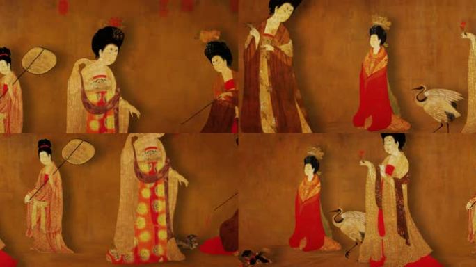 簪花仕女图8K循环